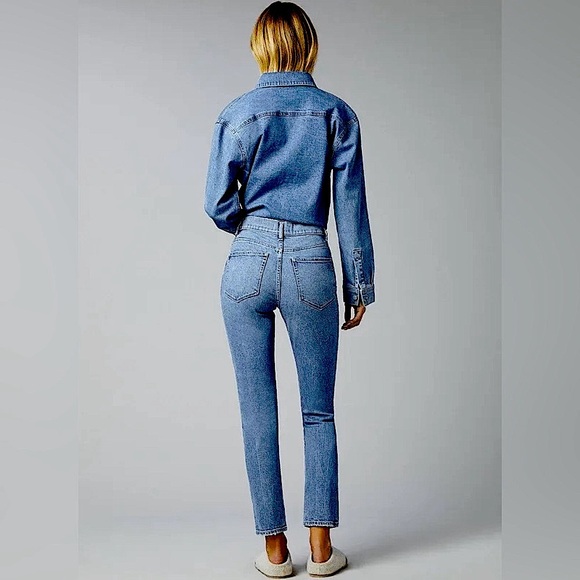 DL1961 | Bella High Rise Vintage Slim Straight Jeans Blue 27 - Picture 1 of 12